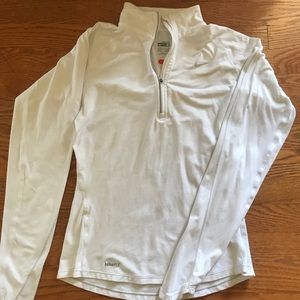 White Nike Quarterzip